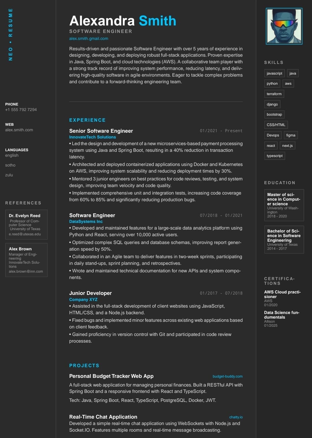 neoresume: build resume with ai